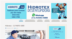 Desktop Screenshot of desintupidora.com.br